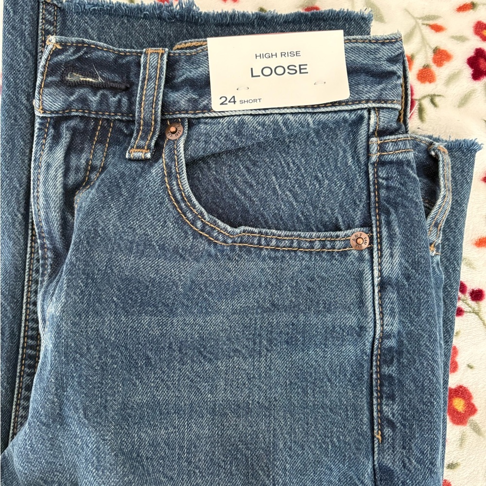 Abercrombie & Fitch High Rise Blue Jeans